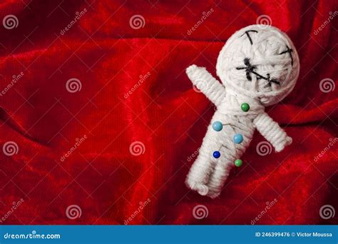 Vermilion voodoo doll